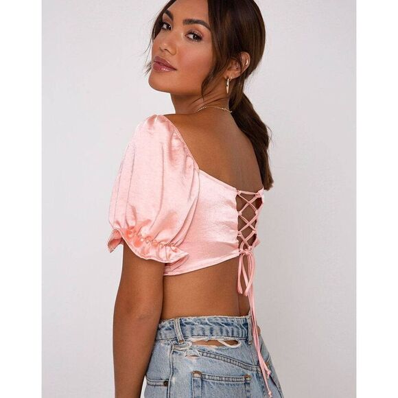 Motel Rocks Mirella Crop Top - Picture 2 of 4